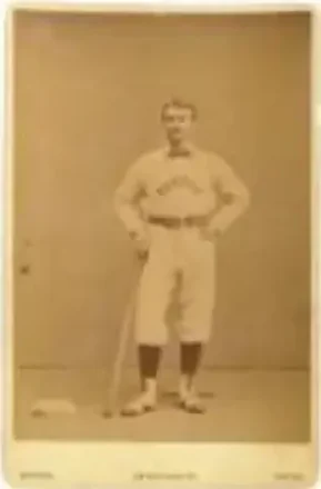 1871-72 Warren Studio Boston Red Stockings Cabinets #NNO Ross Barnes