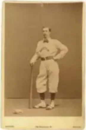 1871-72 Warren Studio Boston Red Stockings Cabinets #NNO Dave Birdsall