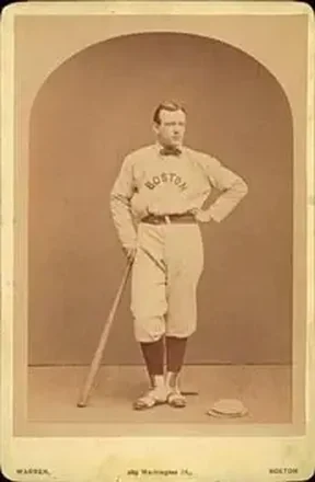 1871-72 Warren Studio Boston Red Stockings Cabinets #NNO Fraley Rogers