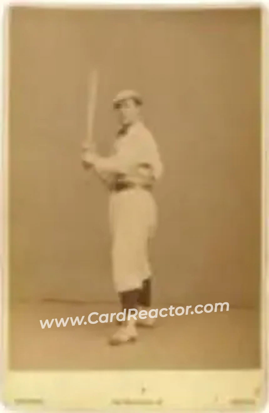 1871-72 Warren Studio Boston Red Stockings Cabinets #NNO John Ryan