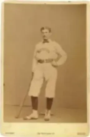 1871-72 Warren Studio Boston Red Stockings Cabinets #NNO Harry Schafer