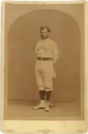 1871-72 Warren Studio Boston Red Stockings Cabinets #NNO Harry Wright