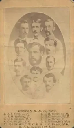 1871 J.A. Pierce & Co. CDV's #NNO Card #NNO