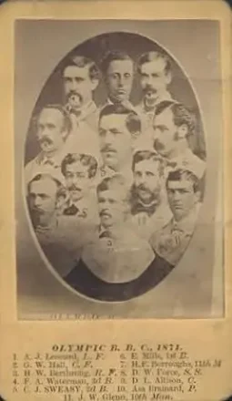 1871 J.A. Pierce & Co. CDV's #NNO Card #NNO