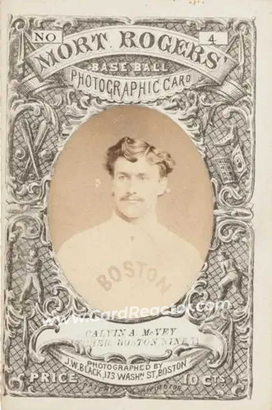1871-72 Mort Rogers Photographic Score Cards #4 Cal McVey