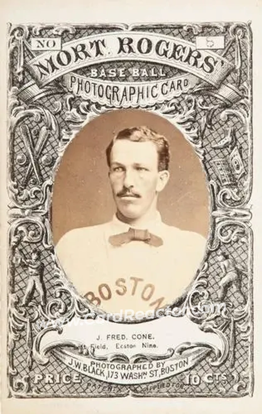 1871-72 Mort Rogers Photographic Score Cards #8 Card #8