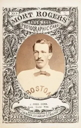 1871-72 Mort Rogers Photographic Score Cards #8 Card #8