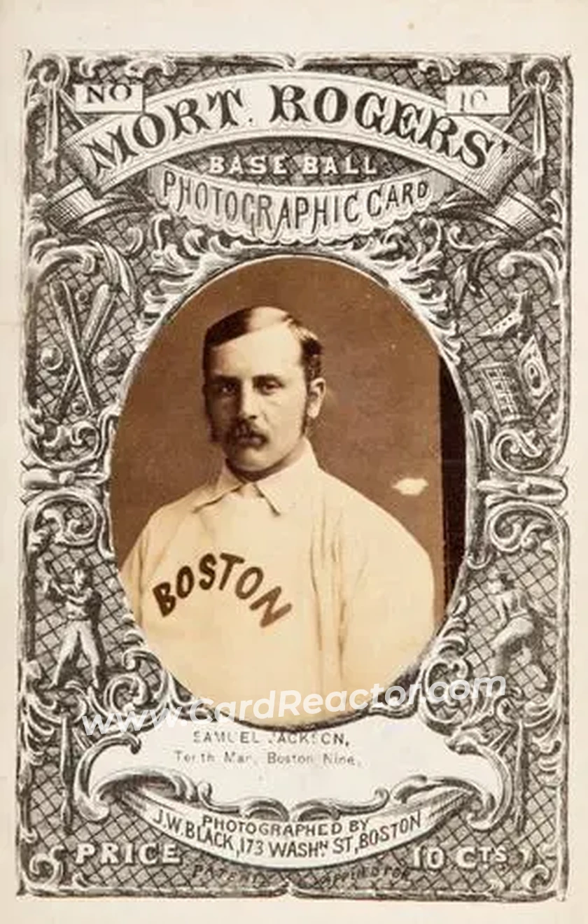 1871-72 Mort Rogers Photographic Score Cards #10 Card #10