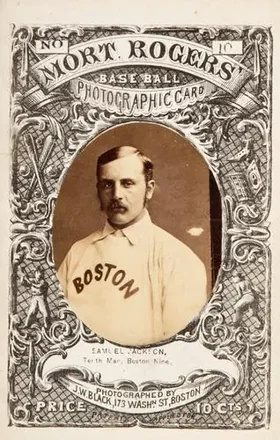 1871-72 Mort Rogers Photographic Score Cards #10 Card #10