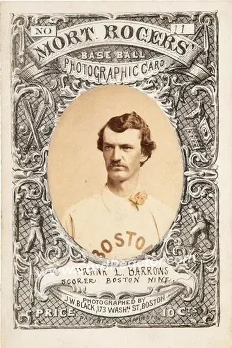 1871-72 Mort Rogers Photographic Score Cards #11 Card #11