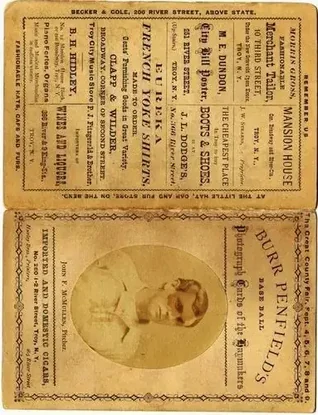 1871 Burr Penfield's Troy Haymakers #NNO John F. McMullin