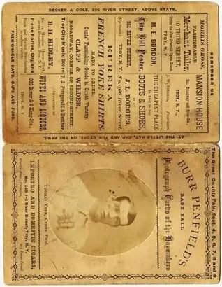 1871 Burr Penfield's Troy Haymakers #NNO Thomas York