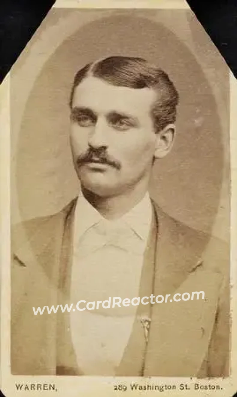 1872-74 Warren Studio Boston Red Stockings CDV's #NNO Ross Barnes