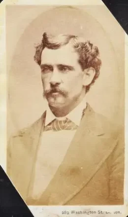 1872-74 Warren Studio Boston Red Stockings CDV's #NNO Andy Leonard