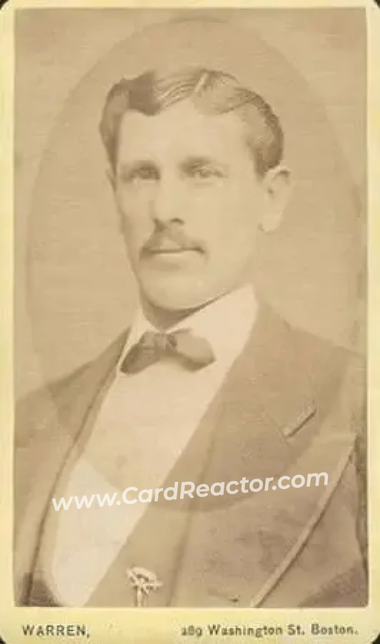 1872-74 Warren Studio Boston Red Stockings CDV's #NNO Harry Schafer