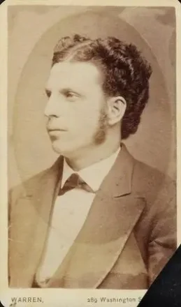 1872-74 Warren Studio Boston Red Stockings CDV's #NNO George Wright