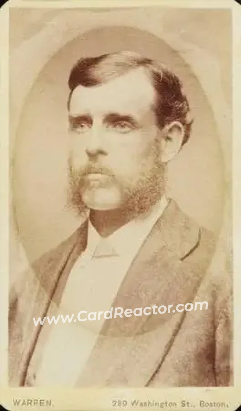 1872-74 Warren Studio Boston Red Stockings CDV's #NNO Harry Wright