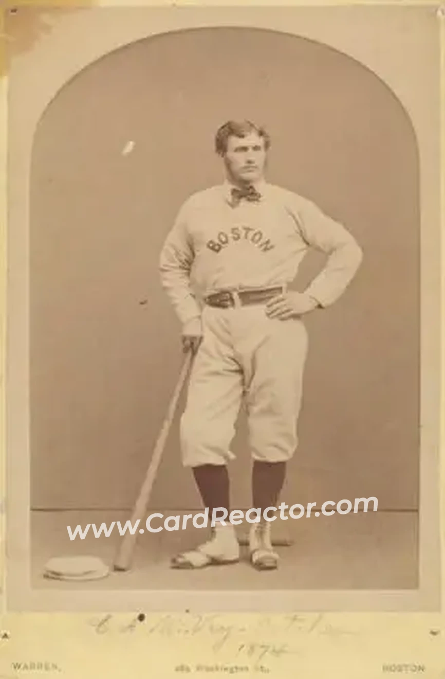 1874 Warren Studio Boston Red Stockings Cabinets #NNO Cal McVey