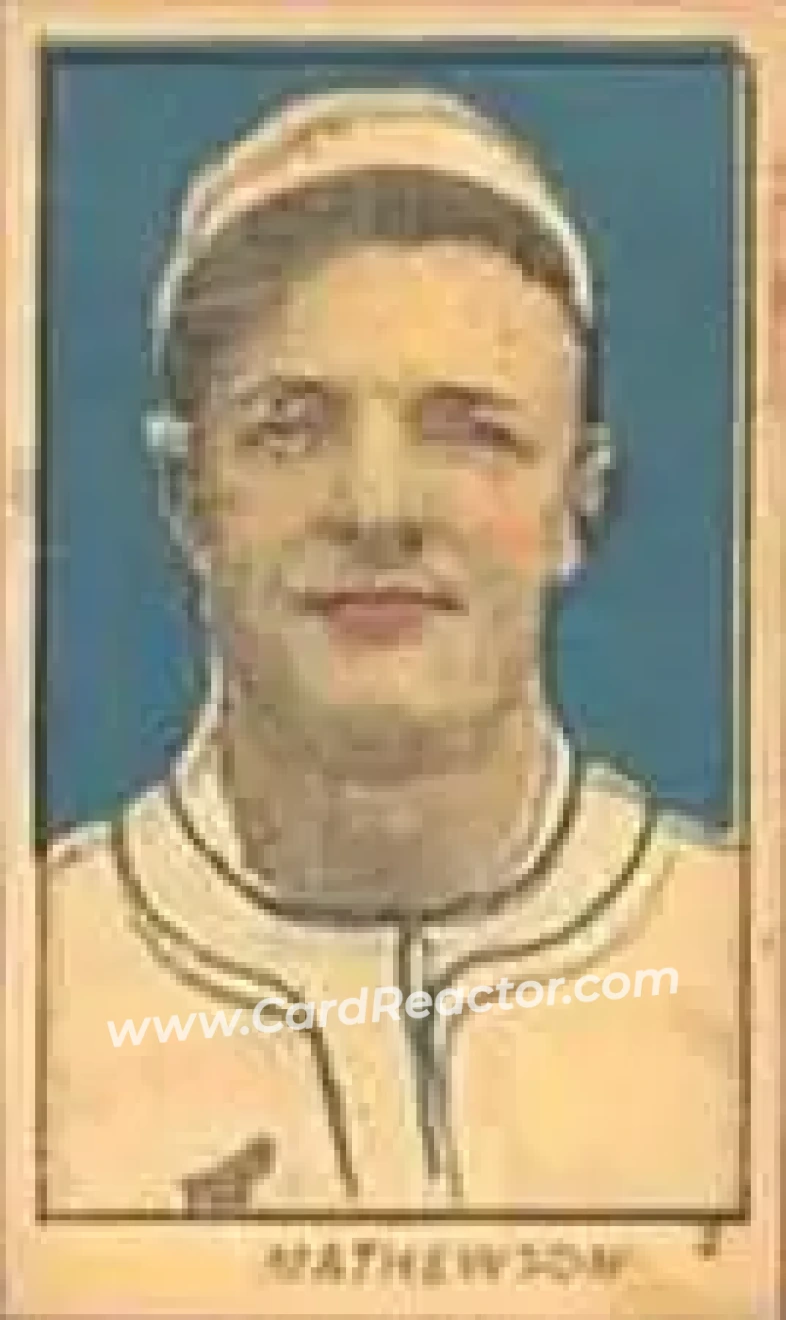 1920 W520 #2 Christy Mathewson