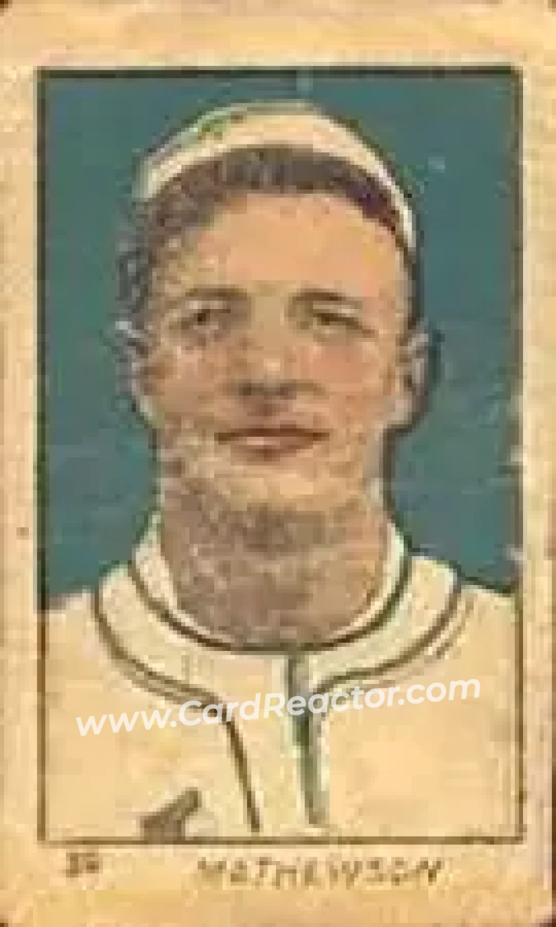 1920 W522 #39 Christy Mathewson