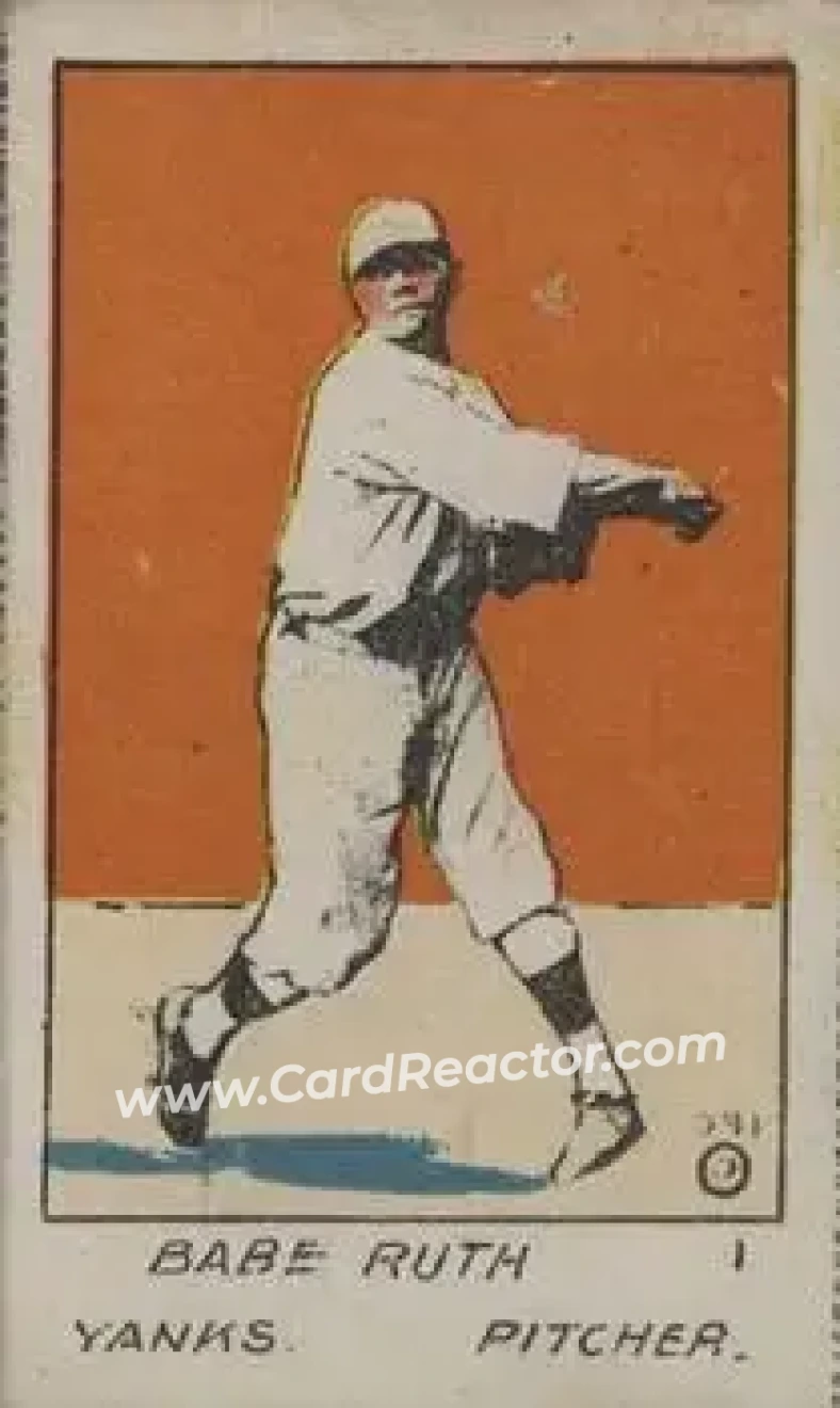1920 W516-1 #1 Babe Ruth