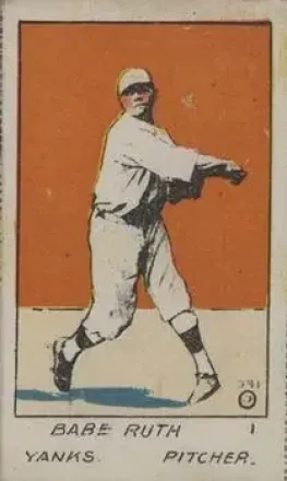 1920 W516-1 #1 Babe Ruth