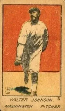 1920 W516-1 #8 Walter Johnson