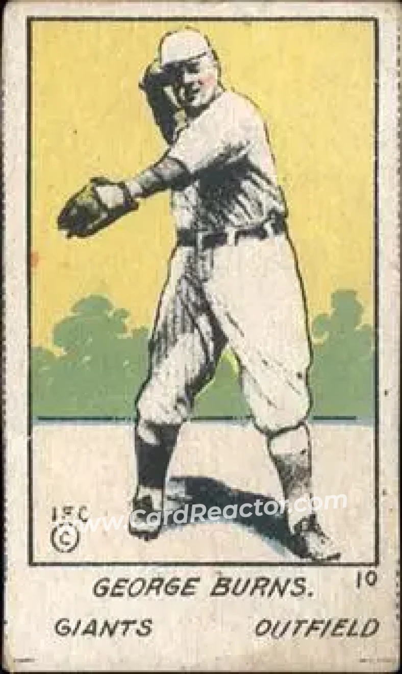 1920 W516-1 #10 George Burns