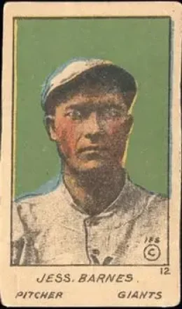 1920 W516-1 #12 Jesse Barnes