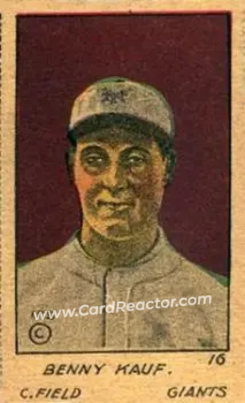 1920 W516-1 #16 Benny Kauff