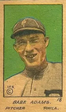 1920 W516-1 #18 Babe Adams