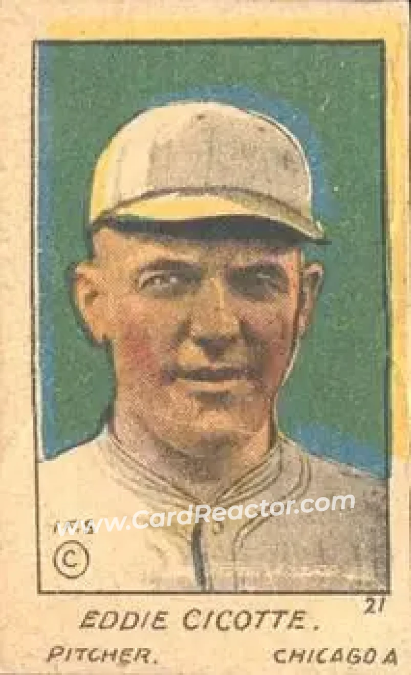 1920 W516-1 #21 Eddie Cicotte