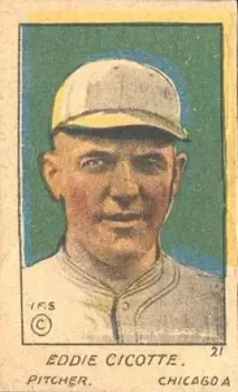 1920 W516-1 #21 Eddie Cicotte