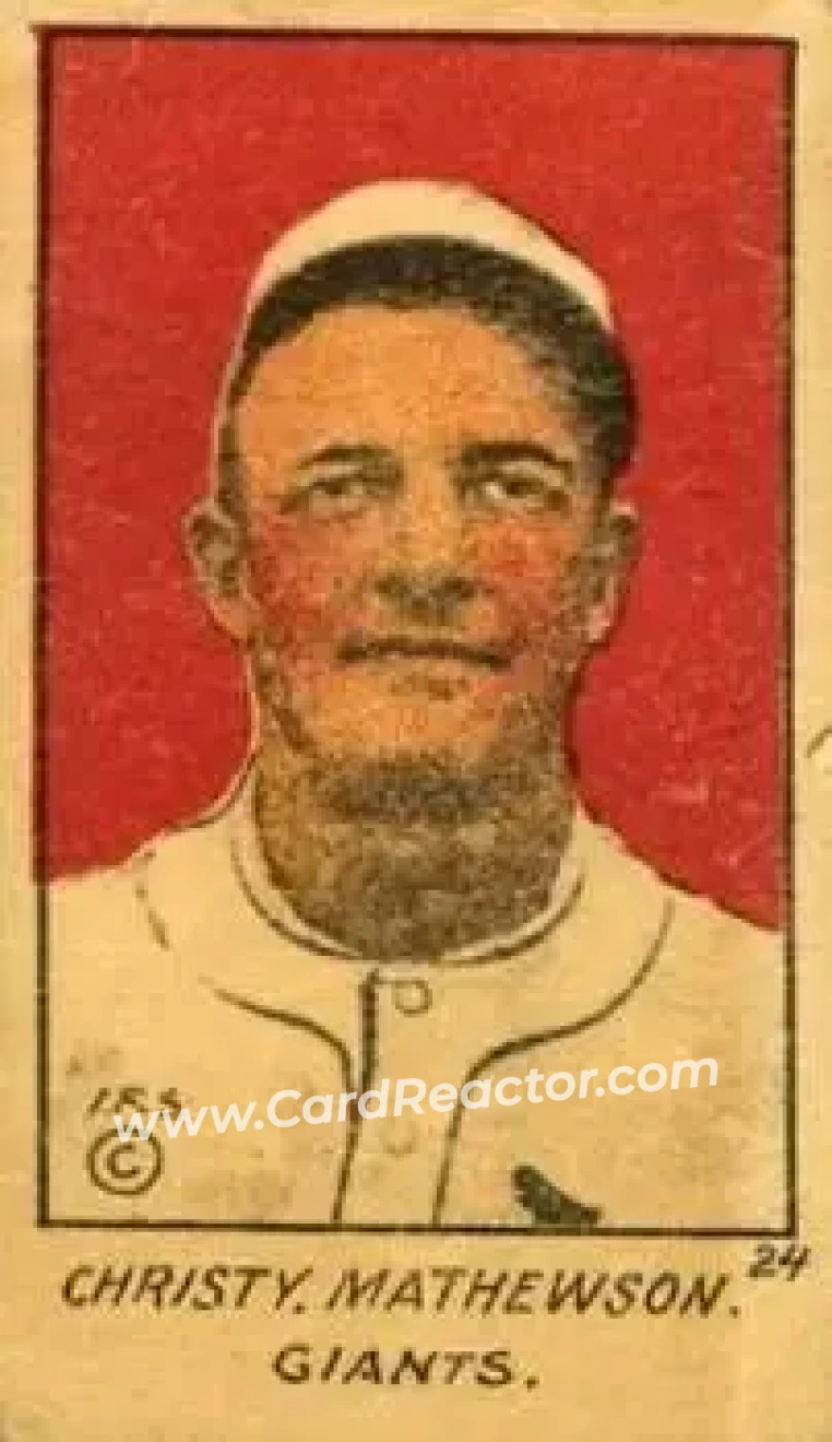 1920 W516-1 #24 Christy Mathewson