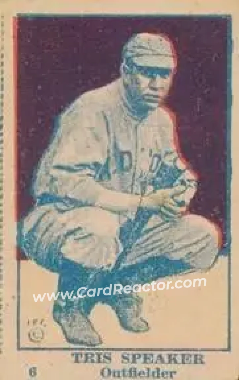 1920-21 W516-2-3 #6 Tris Speaker
