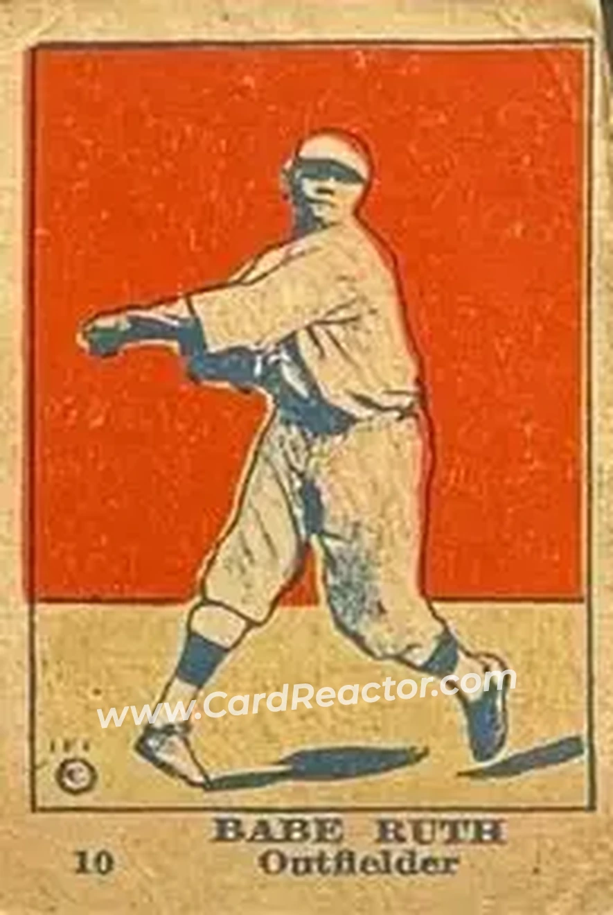 1920-21 W516-2-3 #10 Babe Ruth