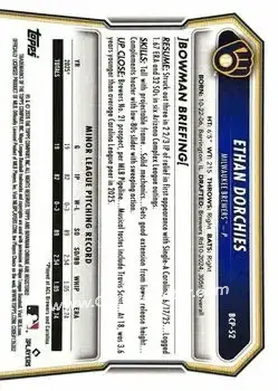 Back of Ethan Dorchies