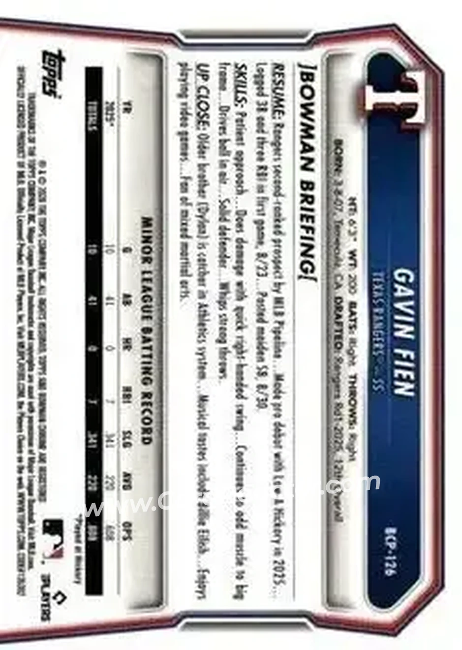 Back of Gavin Fien