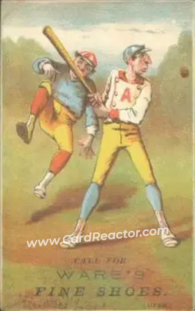 1878 Forbes Co. Baseball Comics (H804-6) #NNO Card #NNO
