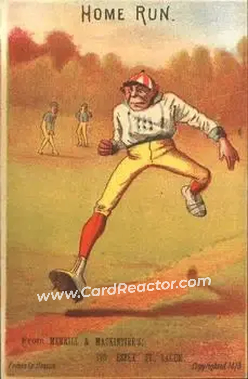 1878 Forbes Co. Baseball Comics (H804-6) #NNO Card #NNO