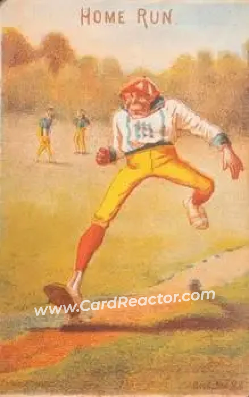 1878 Forbes Co. Baseball Comics (H804-6) #nno Card #nno