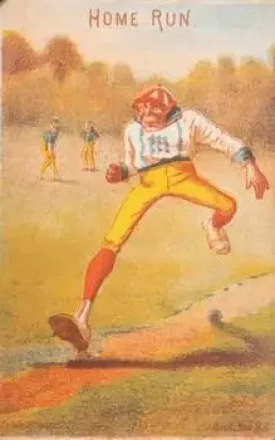 1878 Forbes Co. Baseball Comics (H804-6) #nno Card #nno