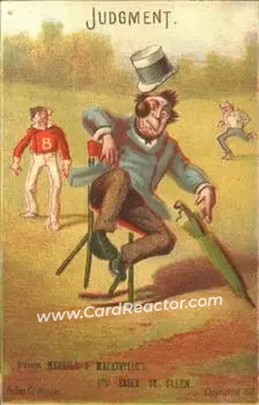 1878 Forbes Co. Baseball Comics (H804-6) #NNO Card #NNO