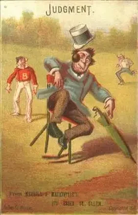 1878 Forbes Co. Baseball Comics (H804-6) #NNO Card #NNO