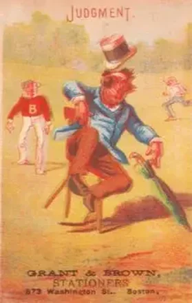 1878 Forbes Co. Baseball Comics (H804-6) #NNO Card #NNO