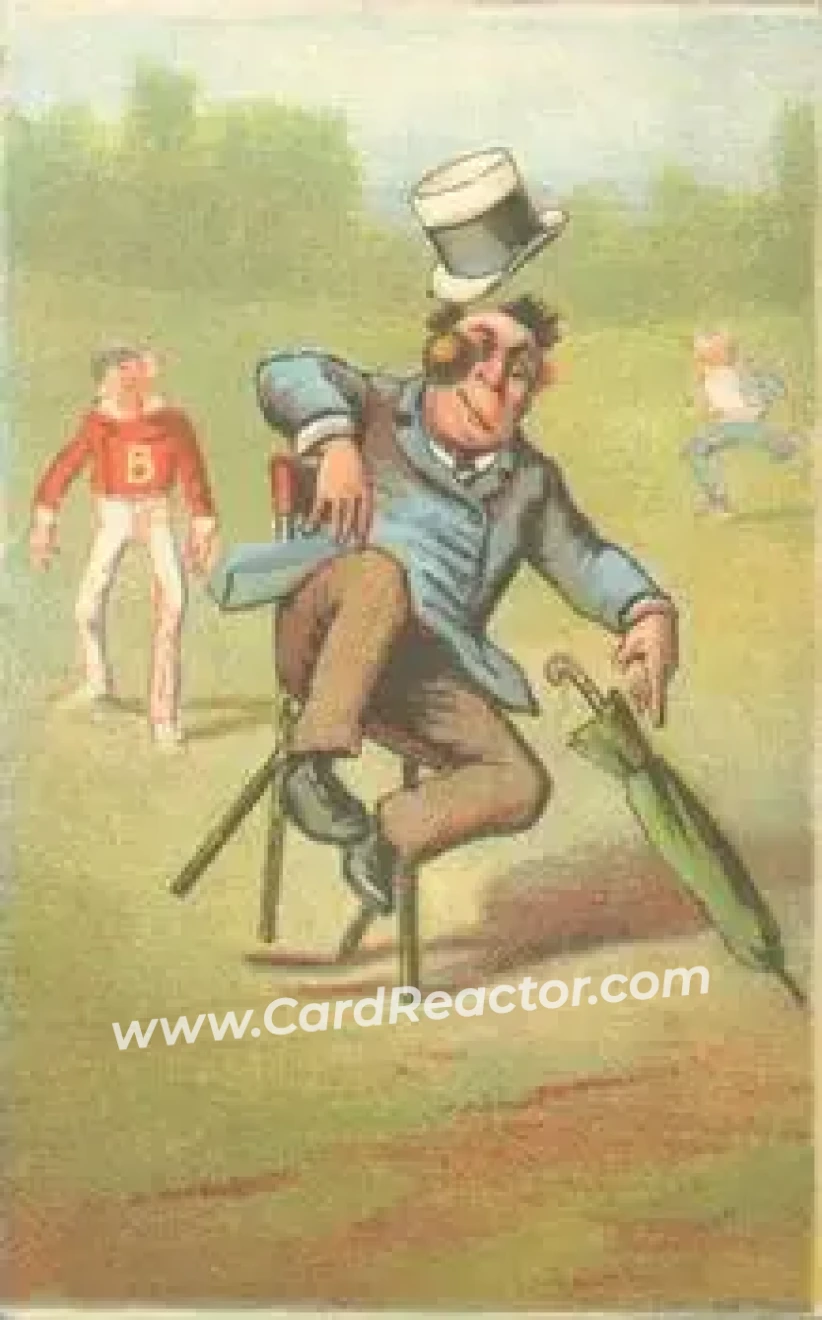 1878 Forbes Co. Baseball Comics (H804-6) #NNO Card #NNO