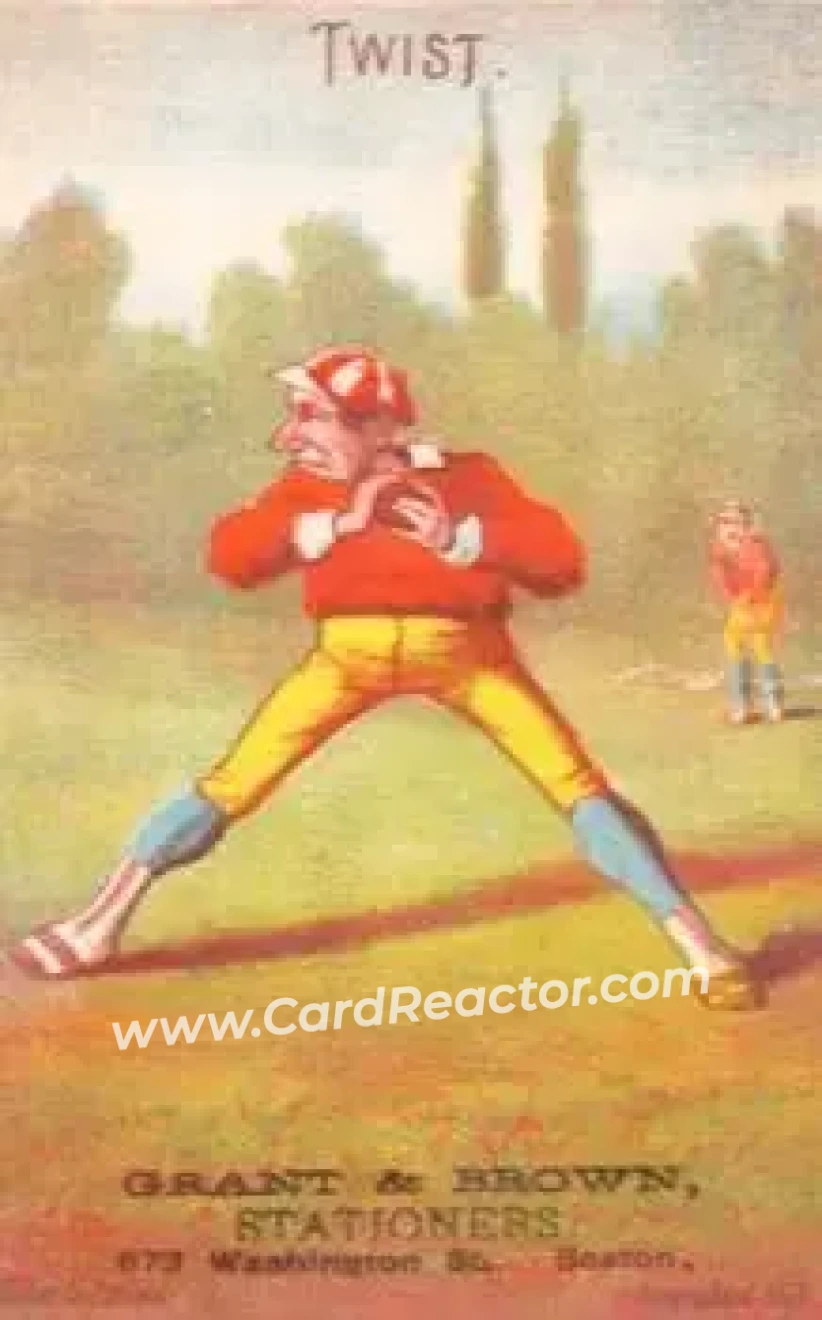 1878 Forbes Co. Baseball Comics (H804-6) #NNO Card #NNO