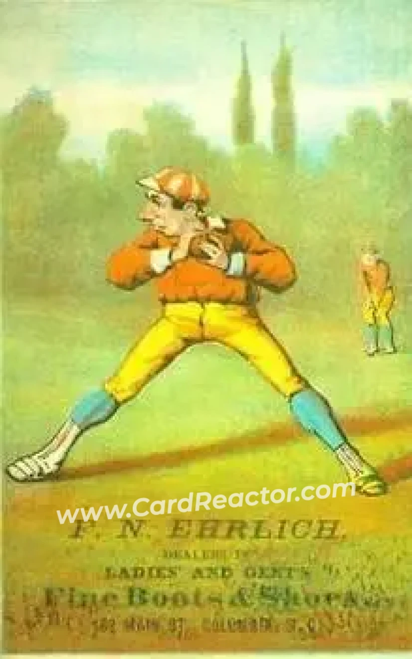 1878 Forbes Co. Baseball Comics (H804-6) #NNO Card #NNO