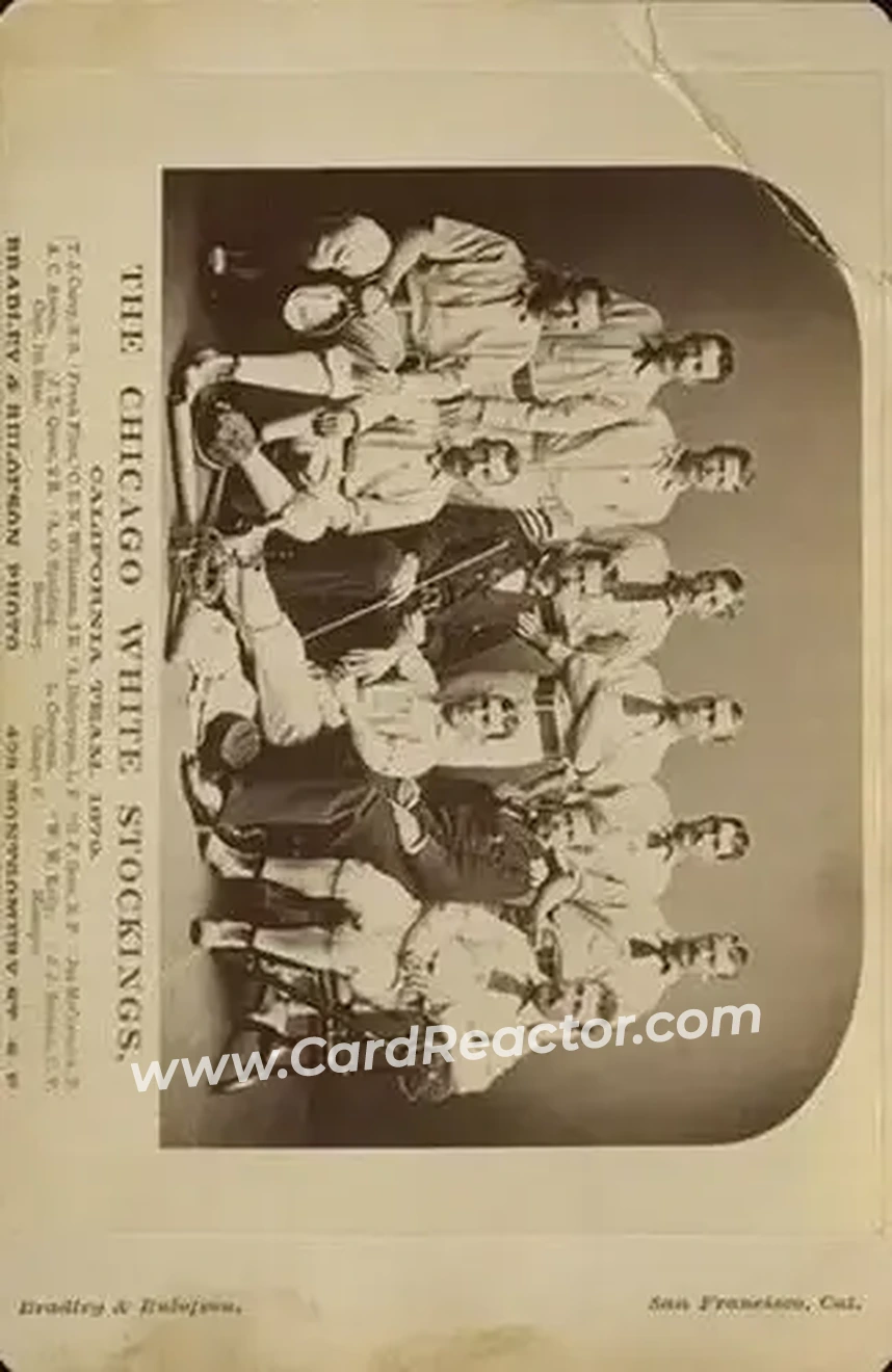 1879 Bradley & Rulofson Studio Cabinet #NNO Card #NNO