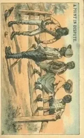 1880 Black Players Baseball Comics (H804-5) #NNO Card #NNO